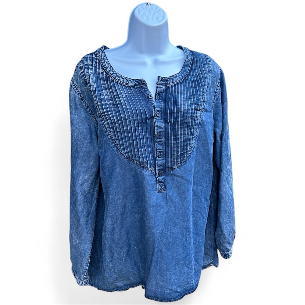 Love & Legend denim look shirt